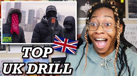 American Reacts To Top Uk Drill Songs 😳 Favour Youtube