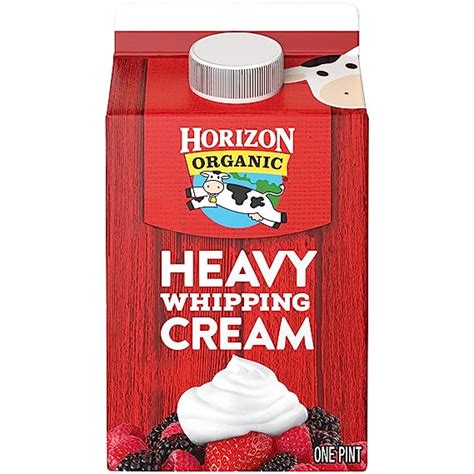 Amazon Horizon Organic Heavy Whipping Cream Fl Oz One Pint