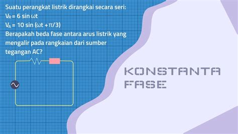 Animasi Beda Fase Tegangan Dan Arus Fisika Sma Youtube