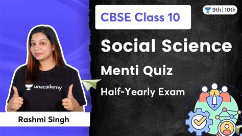 Social Science Menti Quiz Half Yearly Exam CBSE Class 10 Rashmi