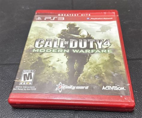 Call Of Duty 4 Modern Warfare Greatest Hits Sony Playstation 3 Ps3