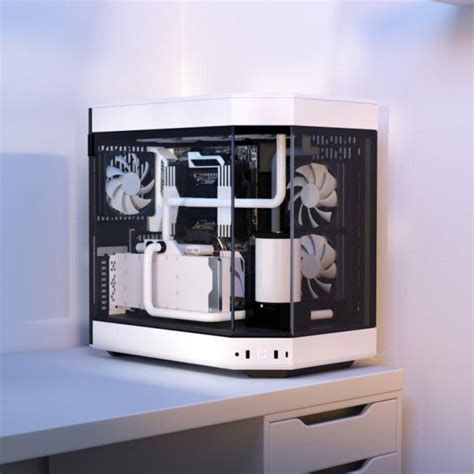 Jual HYTE Y60 WHITE PREMIUM MID TOWER ATX PC CASE CASING GAMING CHASSIS