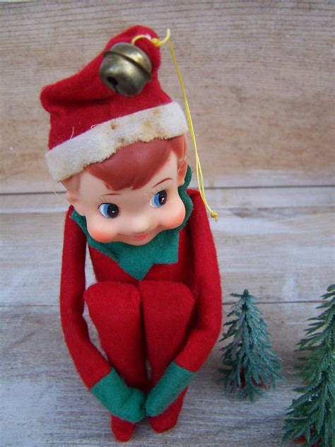 Vintage Elf On The Shelf 1960s Knee Hugger Elf Etsy