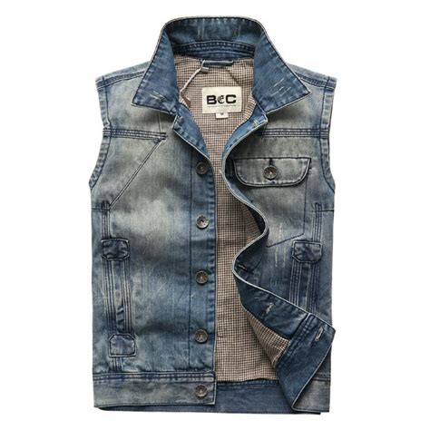 Popular Big and Tall Denim Vest | Aliexpress | Mens fashion summer ...