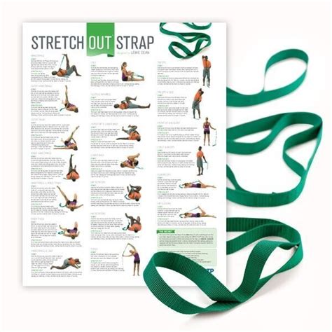 OPTP 440PS Stretch Out Strap With Stretching Exercise Poster Online