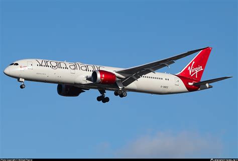 G VBZZ Virgin Atlantic Boeing 787 9 Dreamliner Photo By Michael Pearce