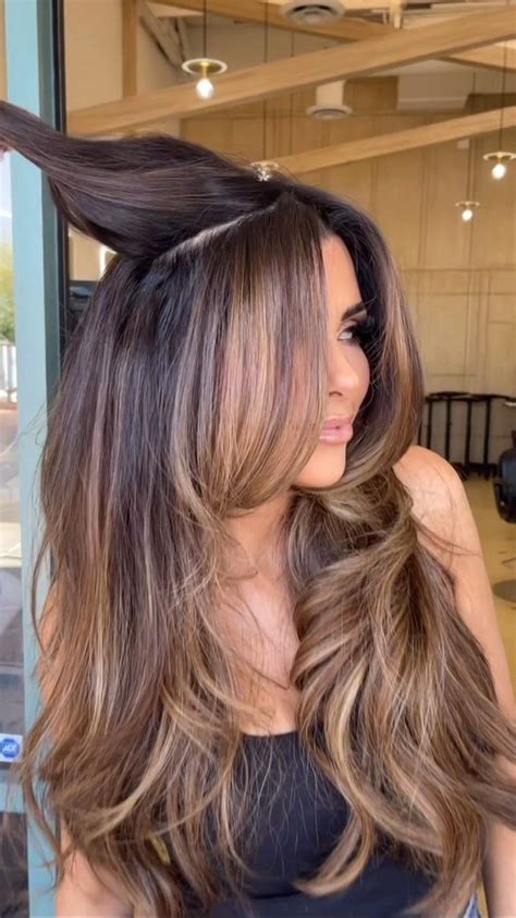 Brunette Hair With Highlights Brown Hair Balayage Hair Color Balayage