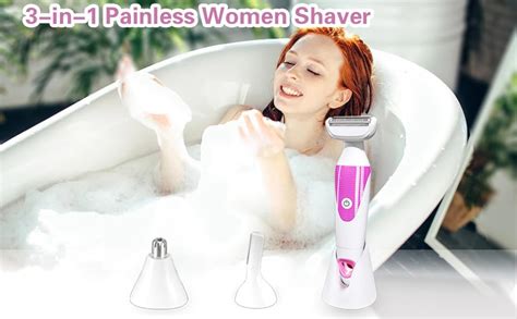 Electric Razor For Women Legs Shaver 3 In 1 Waterproof