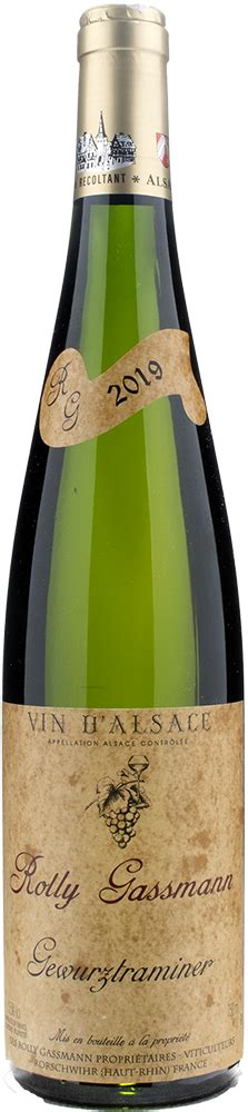 Rolly Gassmann Alsace Gewurztraminer 2019 Xtrawine