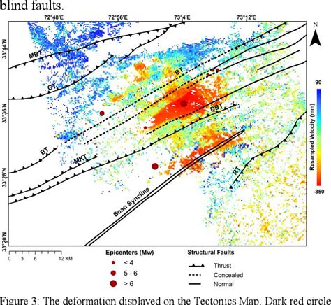 Figure 3 From Geological Interpretation Of The Deformation Obtained By