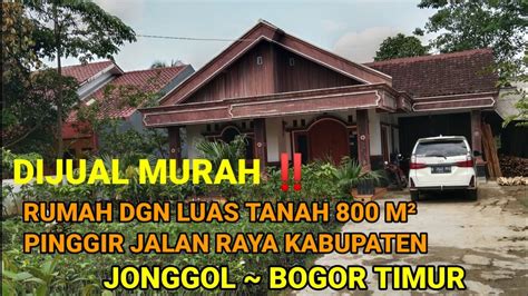 Dijual Murah Rumah Dgn Luas Tanah M Shm Jalan Raya Puncak