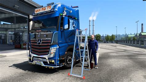 MERCEDES ACTROS MP4 MEGA TUNING PACK MOD FOR ETS 2 V 1 45 ETS 2 YouTube