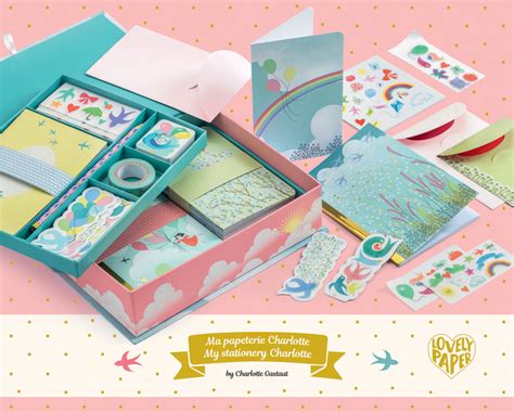 Djeco Charlotte Stationery Box Set | Quality Stationery & Letter ...