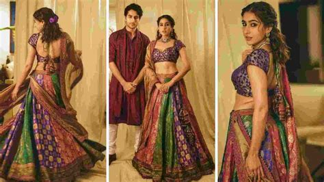 Sara Ali Khan Wears Stunning Lehenga Made From Vintage Brocade Saris At