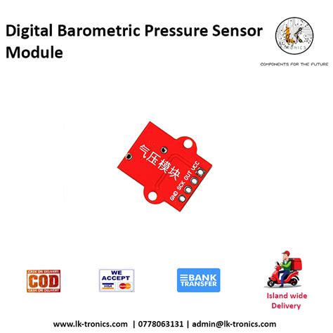 Digital Barometric Pressure Sensor Module 3.3-5V | LK Tronics