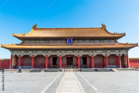 Hall of Supreme Harmony, Forbidden City in Beijing, China Stock Photo ...