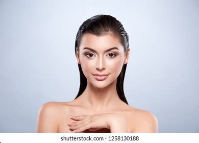 Gorgeous Girl Dark Wet Hair Nude Stock Photo Shutterstock