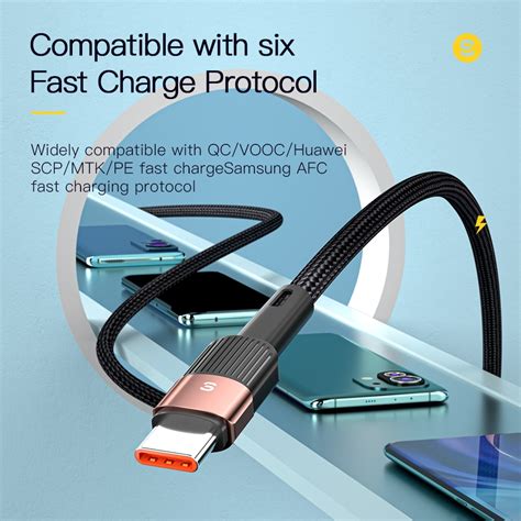 ESSAGER Kabel Data USB Type C Multifungsi Fast Charging 11V 6A 1M