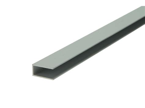 Arcansas Profil En U 1m 10x20 Mm Aluminium Mat Anodisé Hubo