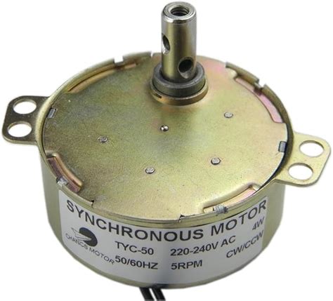 Synchronmotor TYC 50 AC 220V 5 6RPM CW CCW Drehmoment 4Kg Cm 4W Power