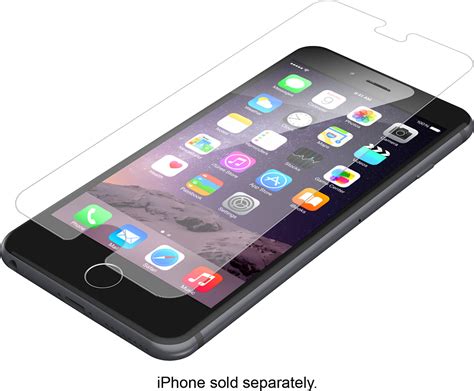 Best Buy Zagg Invisibleshield Hd Glass Screen Protector For Apple® Iphone® 6 Plus And 6s Plus