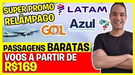 A PARTIR DE R 169 MELHORES PROMOÇÕES DE PASSAGENS PROMOCIONAIS