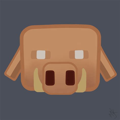 I Drew A Piglins Head Rminecraft