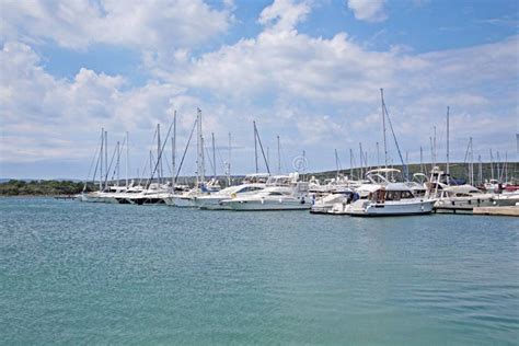 Marina Punat Adriatic Coast 4 Croatia Stock Photo Image Of Docks