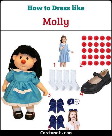 Molly S Costume From The Big Comfy Couch For Cosplay Halloween 2023