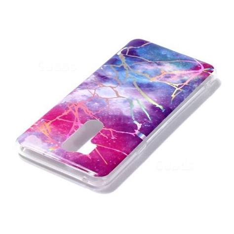 Dream Sky Marble Pattern Bright Color Laser Soft TPU Case For LG G7