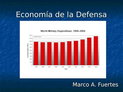 PPT Economía de la Defensa Marco A Fuertes Gastos Militares vs