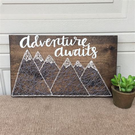 Mountains Archives String Art Diystring Art Diy