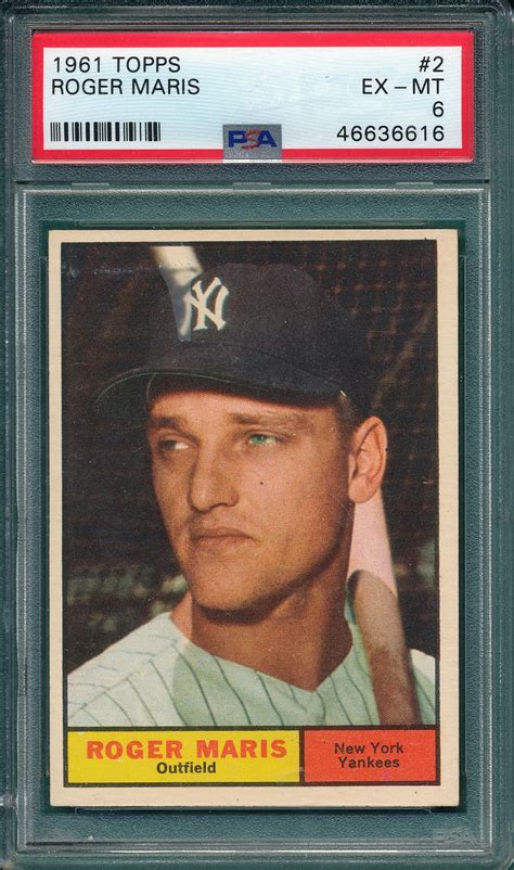 Lot Detail Topps Roger Maris Psa