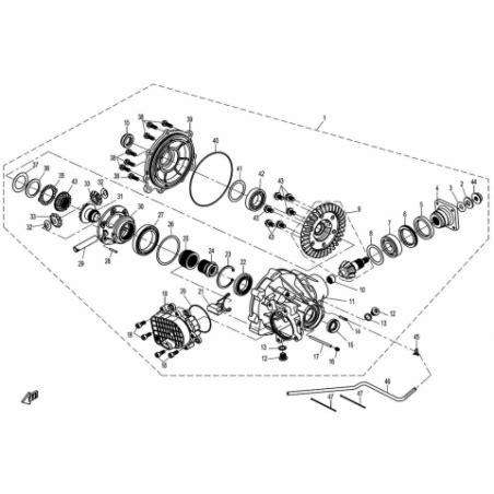 Vue Eclat E Pi Ce Pont Avant Cfmoto Zforce Ex