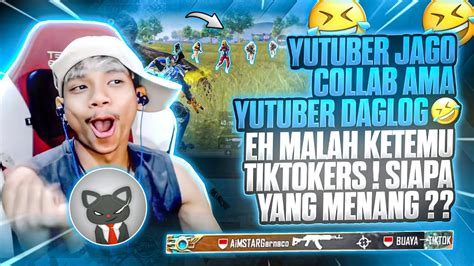 YOUTUBER VS TIKTOKERSLAGI KOLEB AMA NOCASH MALAH KETEMU TIKTOKERS