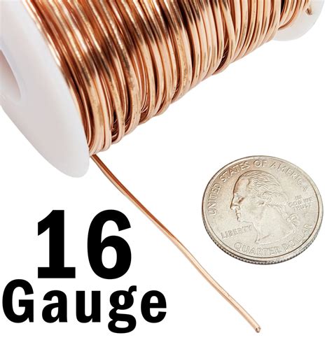 Soft Copper Wire 16 Gauge 126 Feet 1 Pound Spool Electronix Express