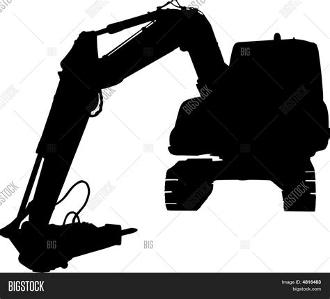 Mechanical Digger Vector & Photo (Free Trial) | Bigstock