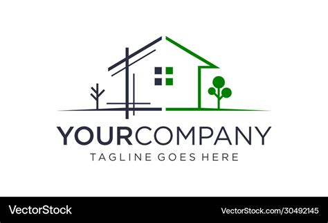 Home renovation logo design concept Royalty Free Vector