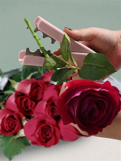 1pc Rose Thorn Remover Flower Stem Leaves Thorn Stripper Portable