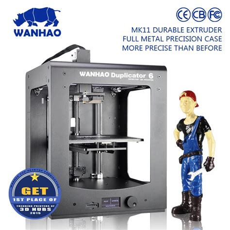 Aliexpress Buy WANHAO Brand Upgraded 3d Printer D6 In Faster