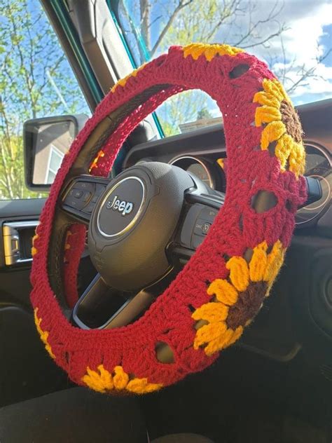 Free Crochet Pattern For Steering Wheel Cover