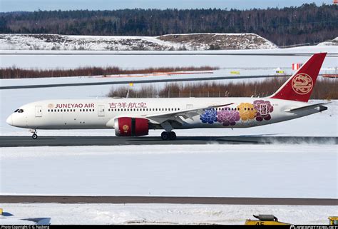 B 1115 Juneyao Airlines Boeing 787 9 Dreamliner Photo By G Najberg