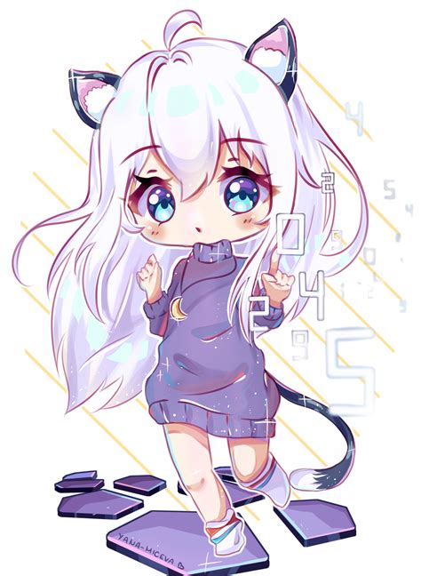 AT | Kuuhaku by Hyoko-Cchi | Chibi anime kawaii, Cute anime chibi ...