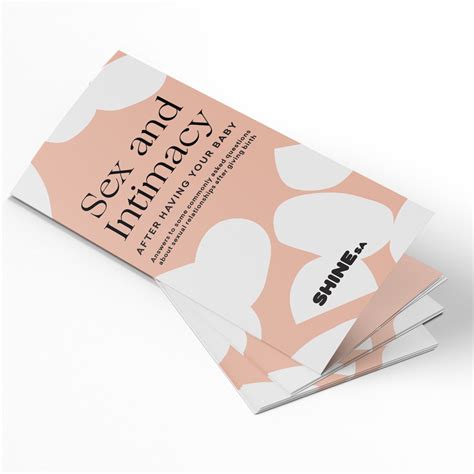 Sex And Intimacy After Having Your Baby Booklet Pack Of 10 SHINE SA