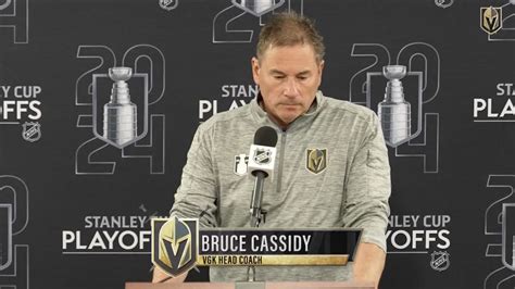 Bruce Cassidy Availability 54 Vegas Golden Knights