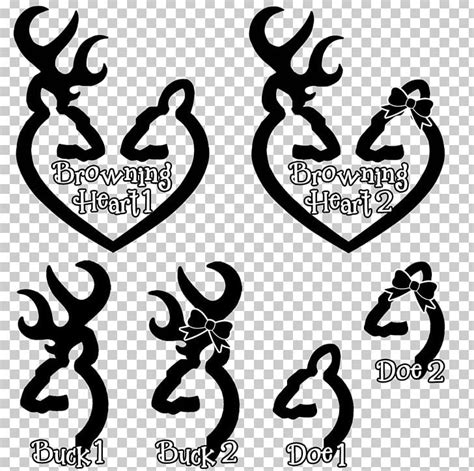 Deer Browning Arms Company Heart Logo PNG, Clipart, Antler, Black And White, Body Jewelry ...