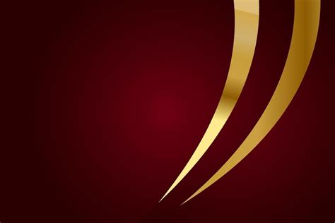 Modern Red Luxury Background With Golden Line And Shiny Golden Light