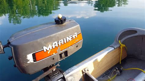 1980 Ish Mariner 2m 2hp Outboard Motor Youtube