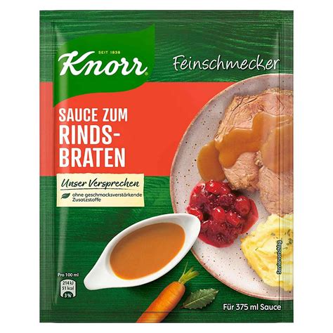 Knorr Feinschmecker Rindsbraten Sauce 47g Online Kaufen