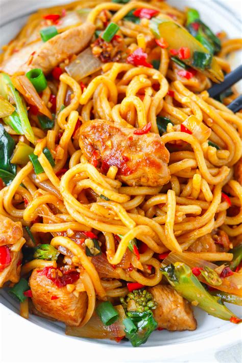 Hoisin Chicken Noodles That Spicy Chick